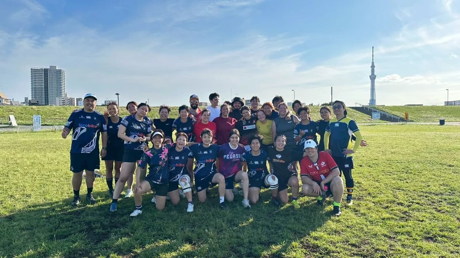 Tokyo Gaijin Women's Team with Hong Kong Team